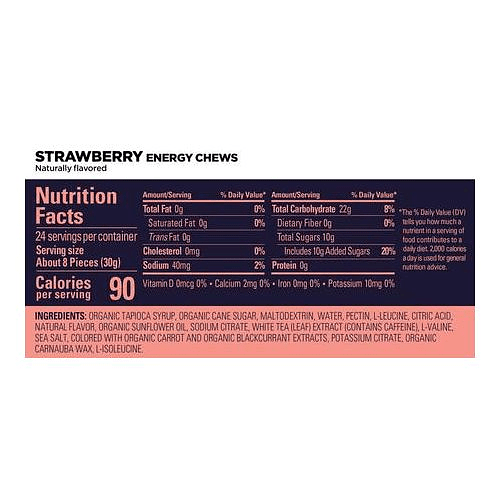 GOMITAS ENERGY GU CHEWS STRAWBERRY