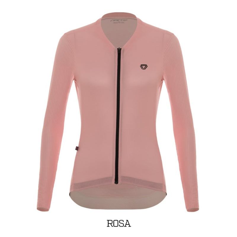 CAMISETA GW MANGA LARGA DIG BASIC ROSA PARA MUJER