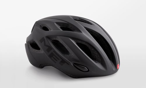 CASCO MET IDOLO BLACK MATT PARA RUTA